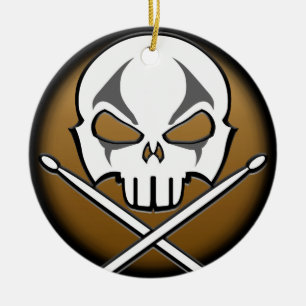 Schwermetallverzierungs-Rock-u. Keramik Ornament