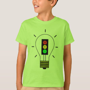 Schwermütige Stoplight-Glühlampe T-Shirt