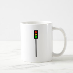 Schwermütiger Stoplight auf Polen Tasse