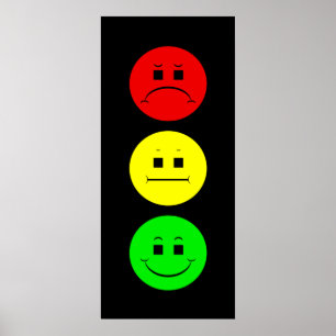 Schwermütiger Stoplight Poster