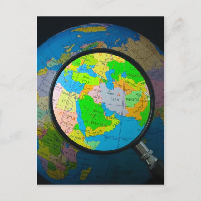 Schwerpunkt Naher Osten Postkarte (Vorderseite)