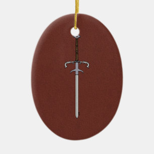 Schwert aus dem 16. Jahrhundert Keramik Ornament