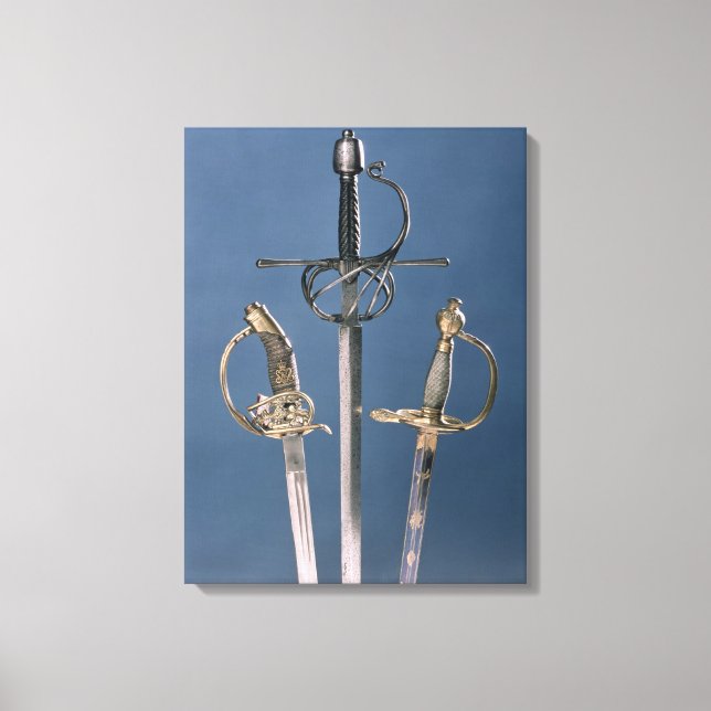 Schwert des Infanterieoffiziers Leinwanddruck (Vorderseite)