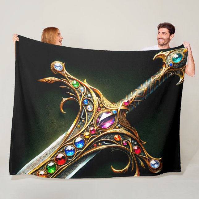 Schwert Fleecedecke (Beispiel)