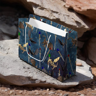 Schwert und Drache Große Geschenktüte