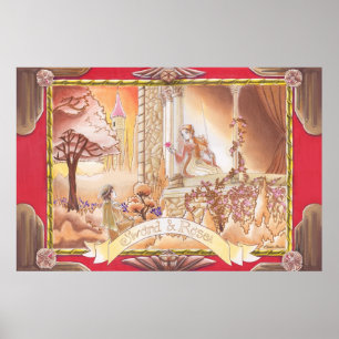 Schwert und Rose Poster