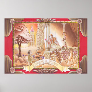 Schwert und Rose Poster
