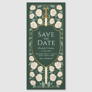 Schwert- und Schildmittelalterliche Fantasie Save  Magneteinladung