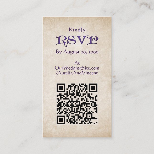 Schwerter Celtic Wedding Begleitkarte (Vorderseite)