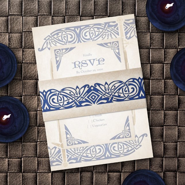 Schwerter Celtic Wedding Einladungsbanderole (Von Creator hochgeladen)