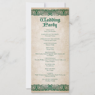 Schwerter Celtic Wedding Program