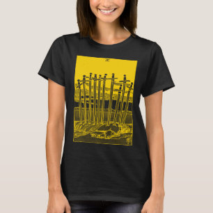 SCHWERTER FÜR Vintage TAROT-KARTE TEN T-Shirt