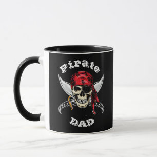Schwerter in Skull Pirate VATER Tasse