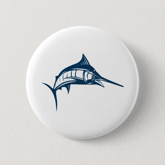 Schwertfisch Button (Vorderseite)