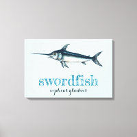 Schwertfisch Leinwand