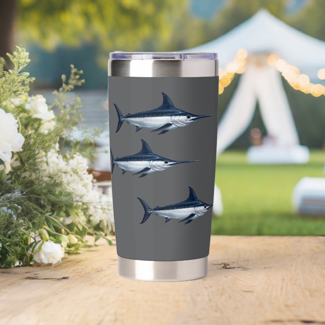 Schwertfisch Thermobecher (Hochzeit (gedreht))