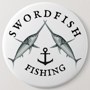 Schwertfischfischen Button