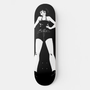 Schwertfrau Anime Girl Skateboard Deck