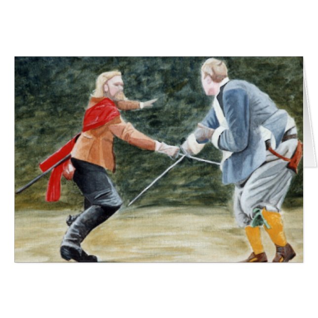 Schwertkämpfe (Vorderseite (Horizontal))