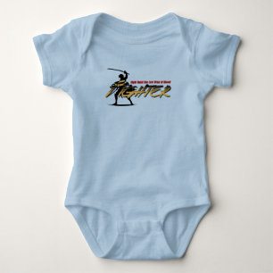 Schwertkämpfer baby strampler