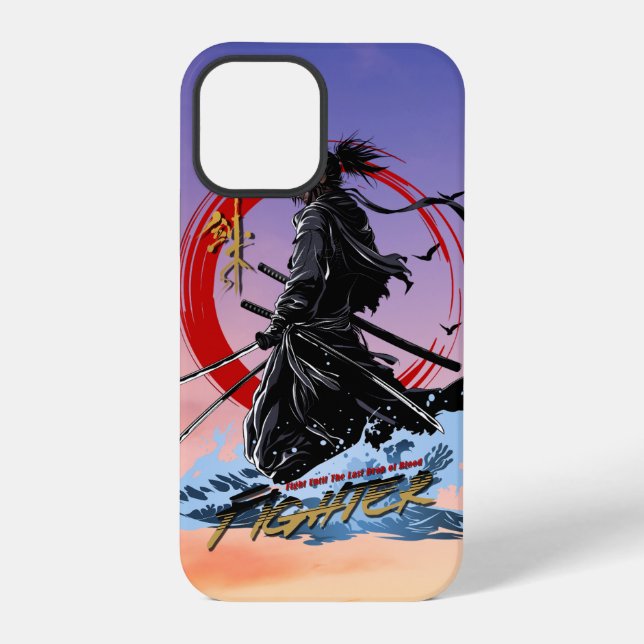 Schwertkämpfer iPhone Hülle (Rückseite)