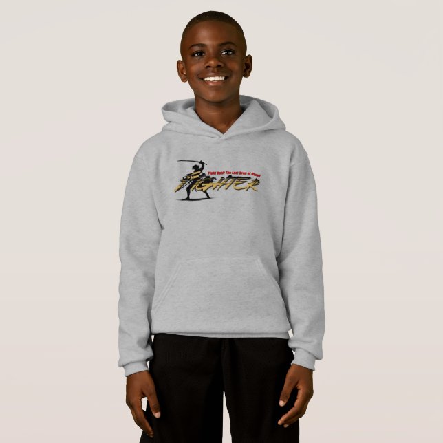 Schwertkämpfer | Kinder Hoodie (Vorne ganz)