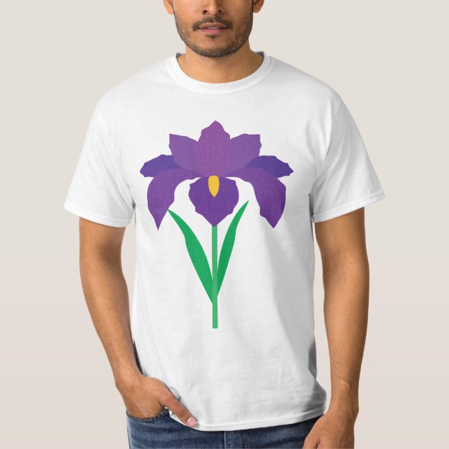 Schwertlilie T-Shirt (Vorderseite)