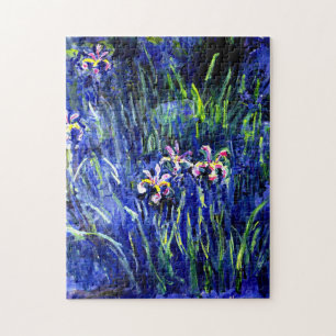Schwertlilien, berühmtes Gemälde von Monet Puzzle
