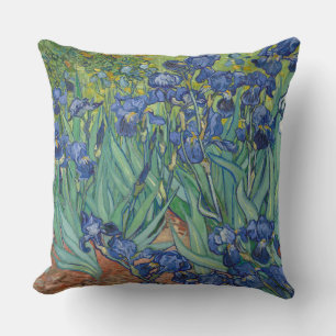 Schwertlilien, Florale Ölmalerei, Vincent Van Gogh Kissen