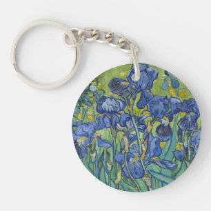 Schwertlilien, Florale Ölmalerei, Vincent Van Gogh Schlüsselanhänger