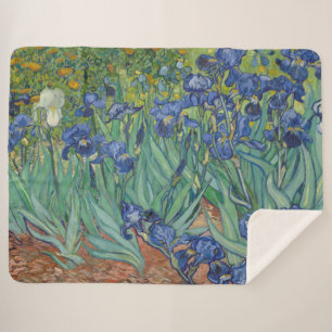 Schwertlilien, Florale Ölmalerei, Vincent Van Gogh Sherpadecke