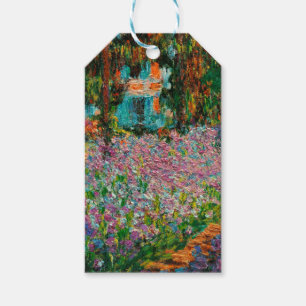 Schwertlilien Monet Garten Giverny Blumen Geschenkanhänger