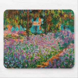 Schwertlilien Monet Garten Giverny Blumen Mousepad