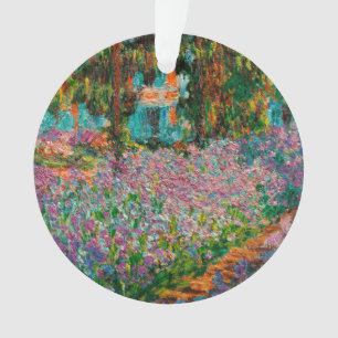 Schwertlilien Monet Garten Giverny Blumen Ornament