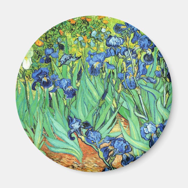 Schwertlilien - Vincent Van Gogh (1889) Magnet (Vorne)