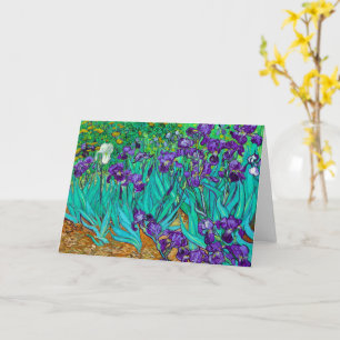 Schwertlilien, Vincent van Gogh Karte