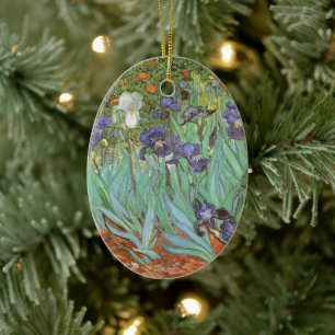 Schwertlilien von Vincent van Gogh Keramikornament