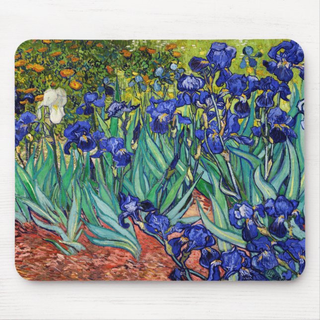 Schwertlilien von Vincent van Gogh Mousepad (Vorne)