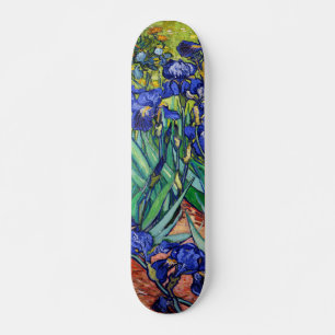 Schwertlilien von Vincent van Gogh Skateboard