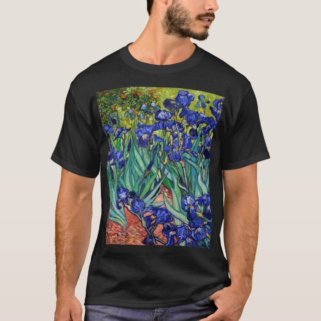Schwertlilien von Vincent van Gogh T-Shirt (Vorderseite)