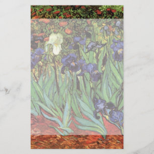 Schwertlilien von Vincent van Gogh, Vintage-Garten Briefpapier