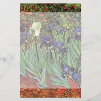 Schwertlilien von Vincent van Gogh, Vintage-Garten Briefpapier