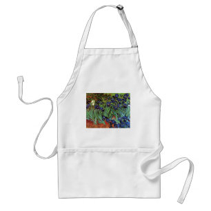 Schwertlilien von Vincent van Gogh, Vintage-Garten Schürze