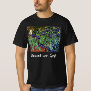 Schwertlilien von Vincent van Gogh, Vintage-Garten T-Shirt