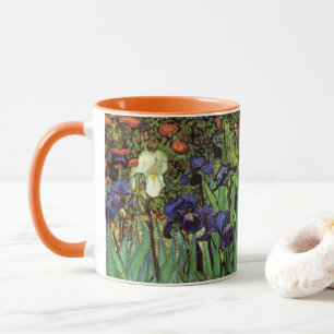 Schwertlilien von Vincent van Gogh, Vintage-Garten Tasse