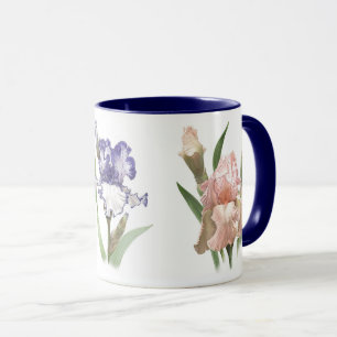 Schwertlilienblumengarten Tasse