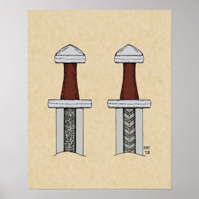 Schwertmuster Poster (Vorne)