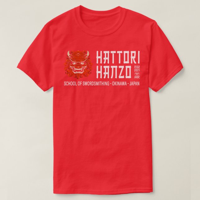Schwertschmiede Hattori Hanzo T-Shirt (Design vorne)