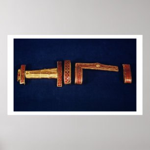 Schwertschmuck aus dem Schatz Childeric I ( Poster