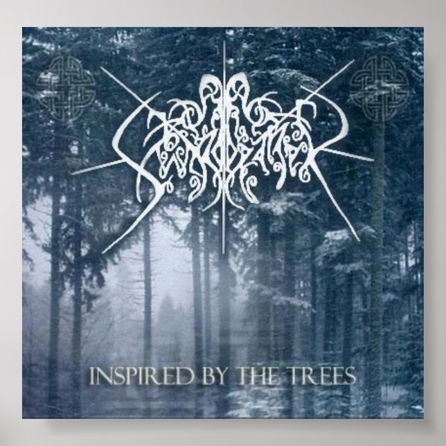 Schwertträger "Inspiriert von Trees"-Album-Poster Poster (Vorne)
